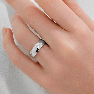 Platinum Ring 950 (6mm) Wedding Band | Dome | Polished | Comfort Fit | Men's Women's Wedding Band Ring | Plain Platinum Ring | Solid band