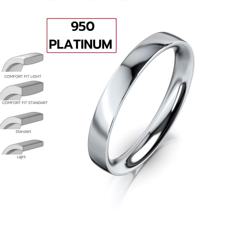 PAMTIER Unisex Titanium Steel Twist Ring - 3mm Dainty Minimalist Stackable Band