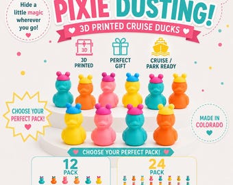 Disney Cruise Ducks | 3D Printed Cruise Ducks | Cruise Duck Set | Duck Hiding Game | Cruise Gift | Bulk Ducks for Cruise