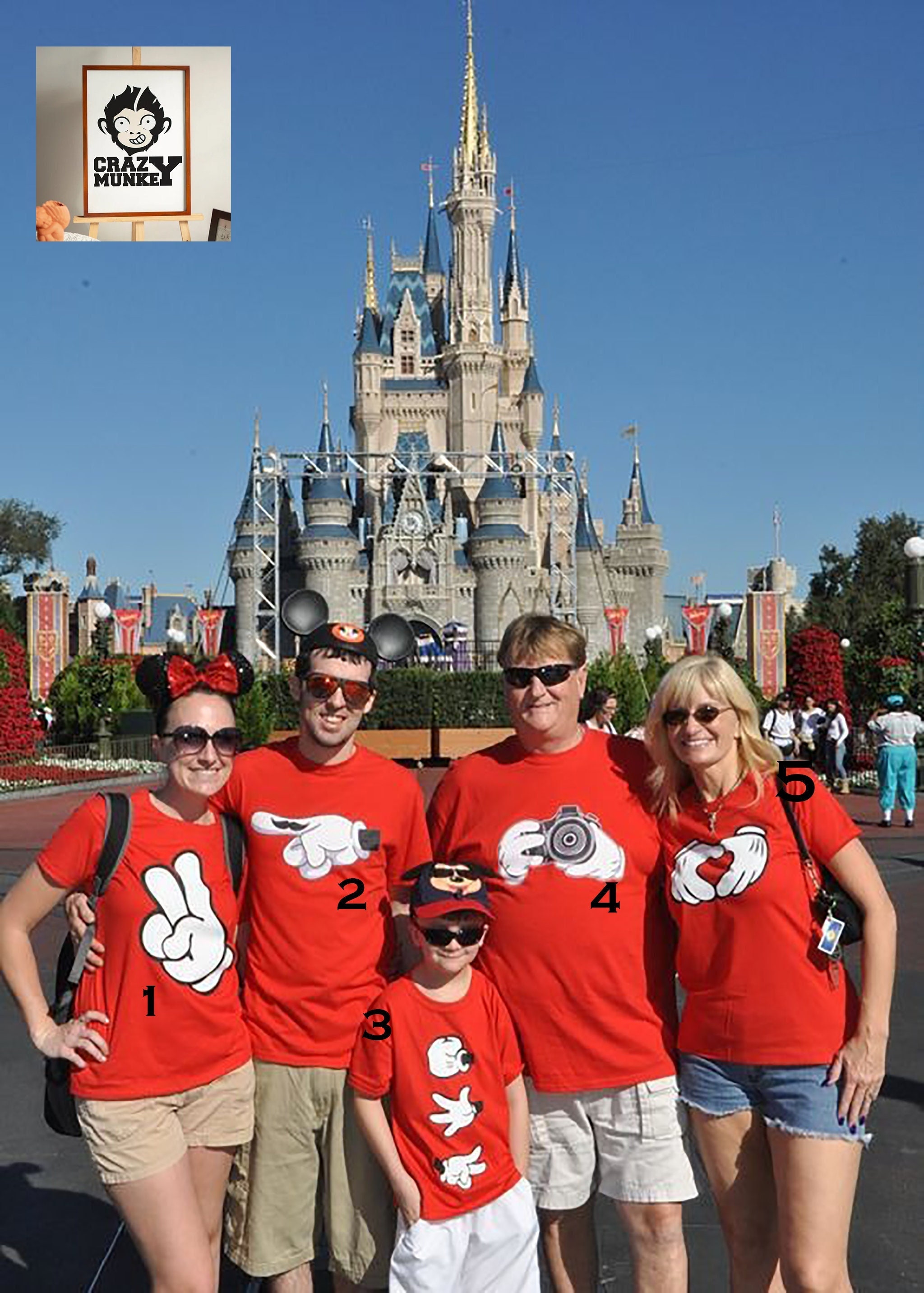 Disney Mickey group Shirt, Disney family matching T-shirt