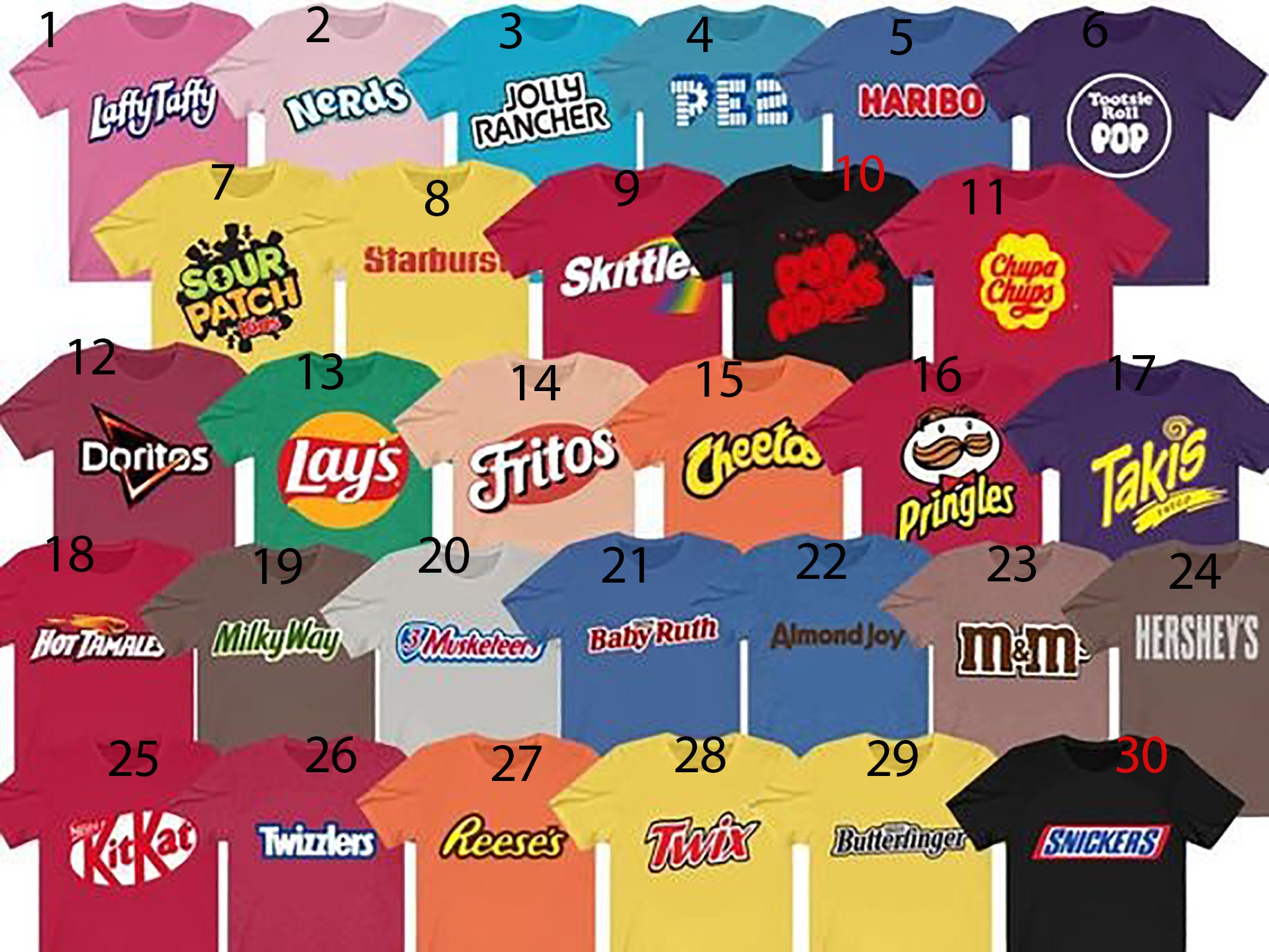 Discover Fun Candy Group Costumes Shirt for Family - Christmas & Halloween