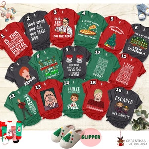 Personalized Home Alone Movie Quotes Family Matching Christmas Shirt, Home Alone Family Group Shirt, Home Alone Shirt