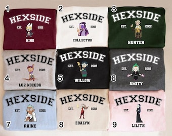 Characters Birthday Shirt, the Owl House All Team Sweatshirt