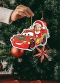 Personalized Disney Cars Acrylic Christmas Ornament, Custom Photo Lightning McQueen Tow Mater Family Ornament, Kids Name Christmas Ornaments