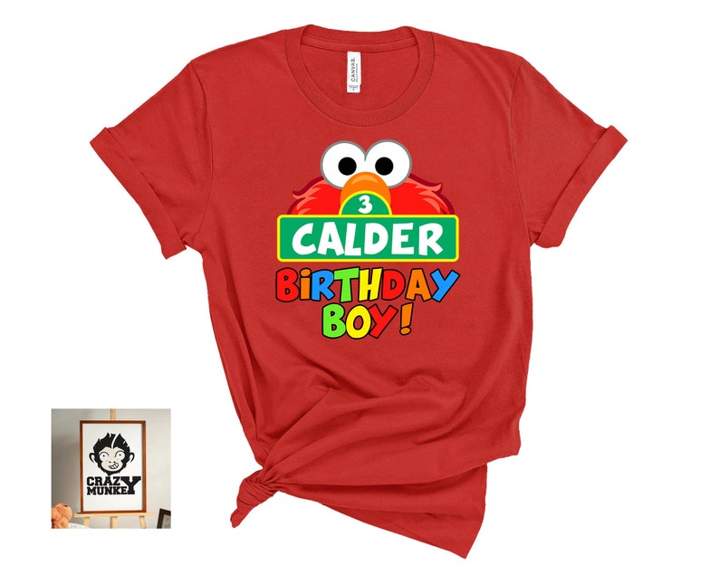 Character Birthday Family matching Shirts, theme Birthday Custom Family Tee, Personalized Family Gildan Comfort Tees for Birthday image 5