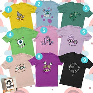 Disney Monster Inc Best Friends T-Shirt, Monsters University Group Matching Shirts, Disney Family Matching Shirt, Kids Tee
