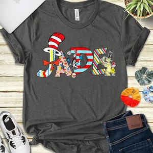 Personalized birthday shirt, Personalized teacher shirt, Read across America, Love Reading gift Shirt