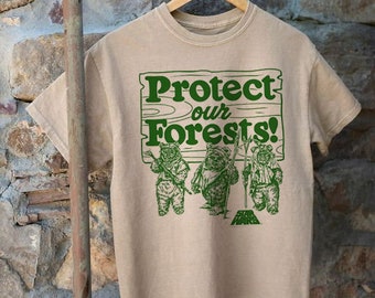 Ewoks Protect Our Forests Camp T-shirt, Birthday Gift Adult Kid Hoodie Sweatshirt, Ewoks Protect Our Forests Camp Sweatshirt