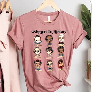 Shirt vrouwen in geschiedenis, shirt geschiedenisleraar, shirt sociale studies, shirt geschiedenis maand vrouwen, cadeau leraar, sweater vrouwen in geschiedenis