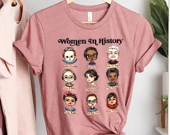Frauen in der Geschichte Shirt, Geschichtslehrer Shirt, Sozialkunde Shirt, Frauen Geschichtsmonat Shirt, Lehrer Geschenk, Frauen in der Geschichte Sweatshirt