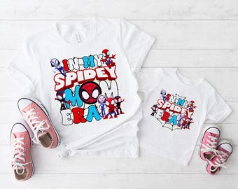 Super Mom Era Shirt, Funny Spidey Mom T-Shirt, Mother's Day Gift, Cute Mom Tee