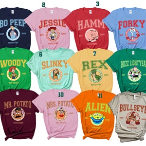 Custom Disney Characters Toy Friends Group Shirt, You&#39;ve got a friend in me Disney family Shirt, Custom Disney Birthday Double sides tee