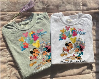 Disney Happiest Place On Earth Shirts, Disney Family Shirt, Park Shirt Vacation