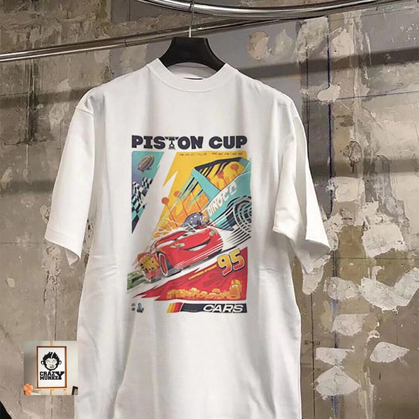 Cars Lightning McQueen Shirt, Race T-Shirt, Unisex T-shirt
