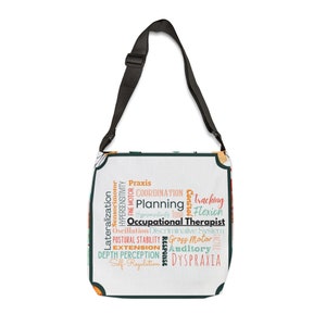 OT Tote Bag, Adjustable Tote Bag, Occupational Therapy gift, Occupational Therapist, OT Student Gift, Gift for Occupational therapist, OT,