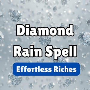 Diamond Rain Money Spell: luxe manifestatie (+ digitaal rapport)
