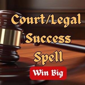 Court Case Spell, Legal spell, Win In Court spell, Win Lawsuit, Custody spell, Win Settlement, Justice spell, Win divorce spell