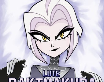 Funda de almohada Lute Dakimakura Hazbin Hotel Angel (160 cm x 50 cm) - HECHA A MEDIDA