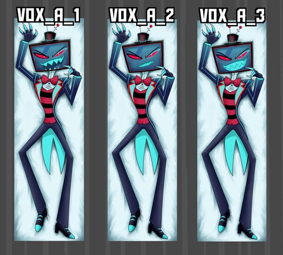 Vox Dakimakura Hazbin Hotel Pillowcase (160cm X 50cm) - MADE TO