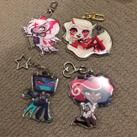 Hazbinhotel Key chain 3点セット Full Set) Hazbin Hotel - Plush Key Chain (全5種セット