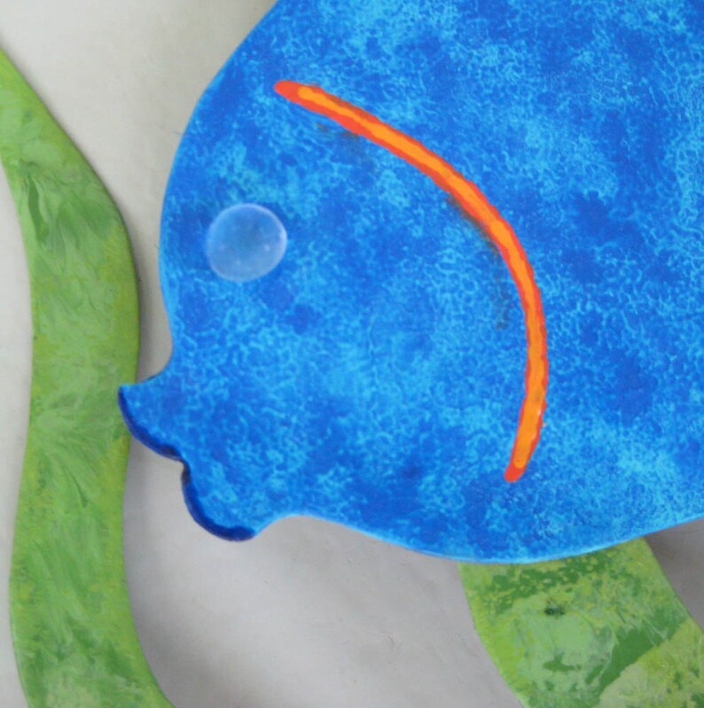 METAL WALL ART Sea Garden Sculpture Ocean Art Wall Hanging Etsy