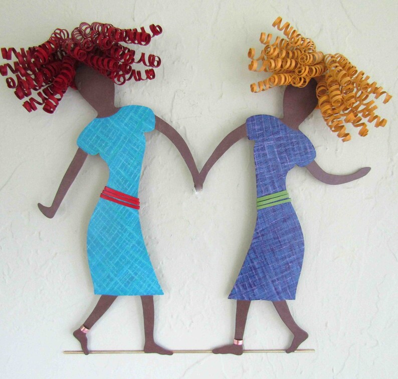 DANCE COUPLES Metal Wall Art Sculpture Dancing Duo Two Etsy