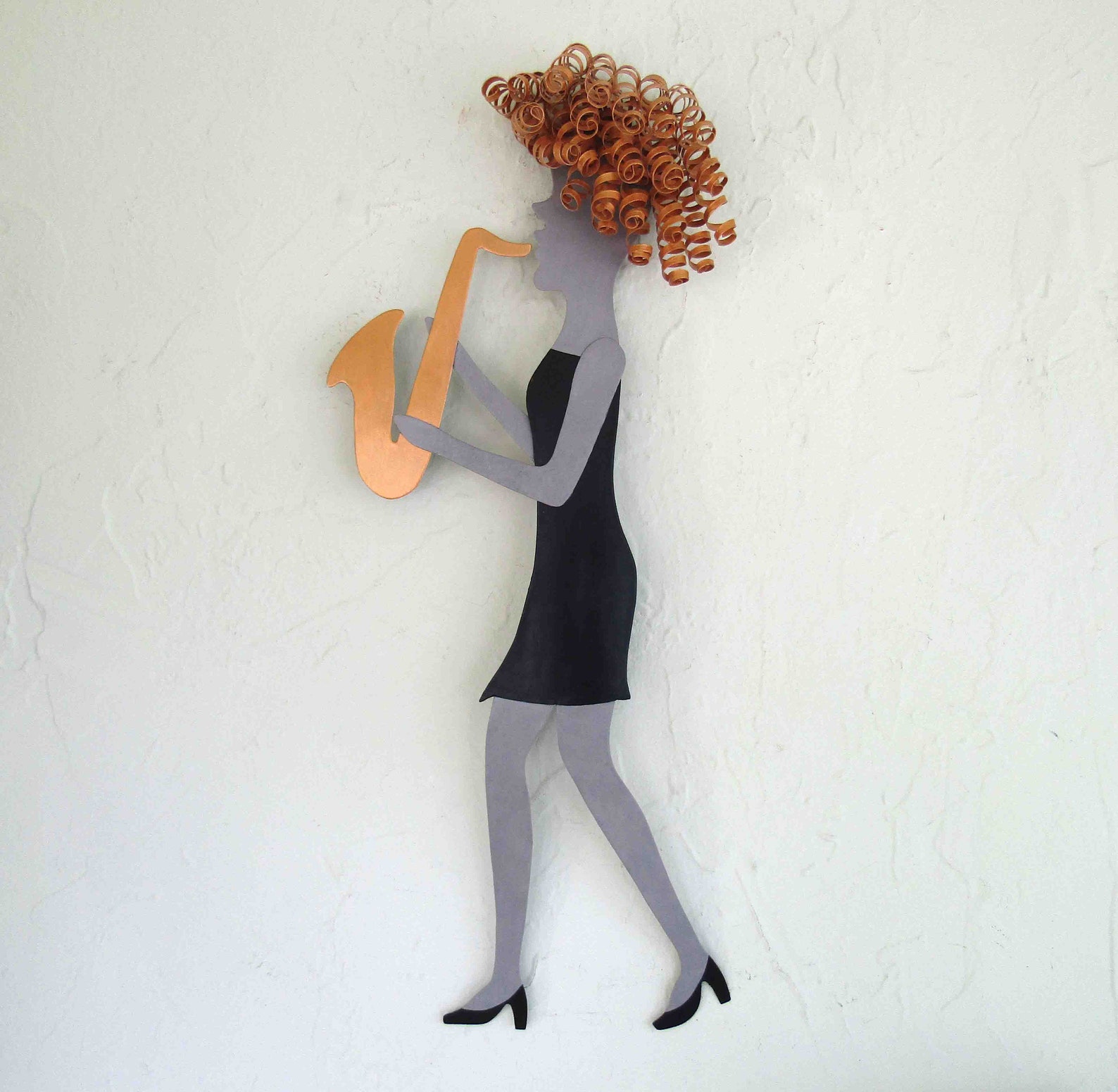 SAXOPHONE ART Metal Wall Sculpture Saxophone Wall Decor Music Etsy