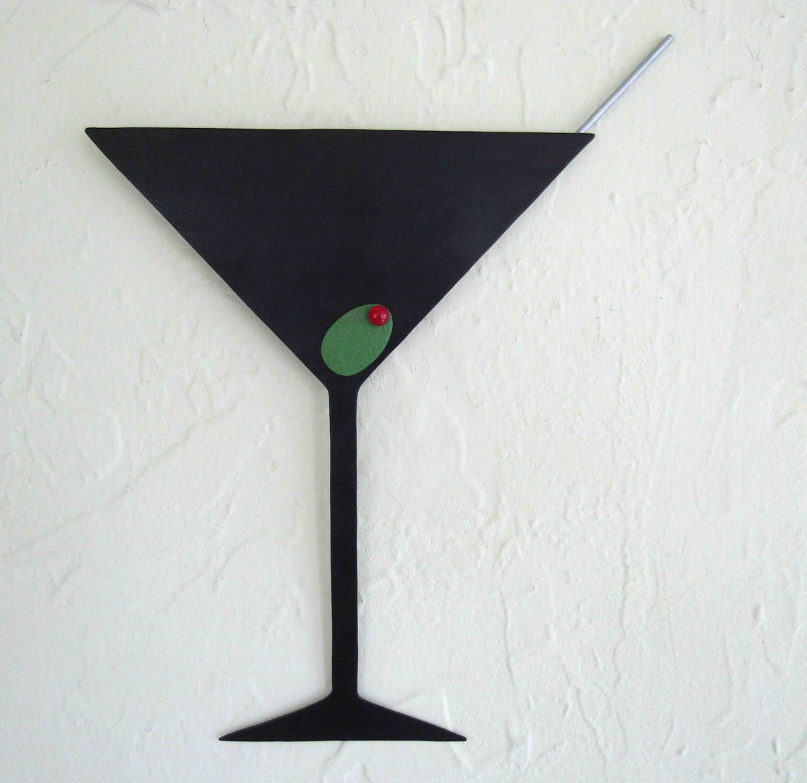 COCKTAIL ART Martini metal wall art sculpture kitchen art Etsy