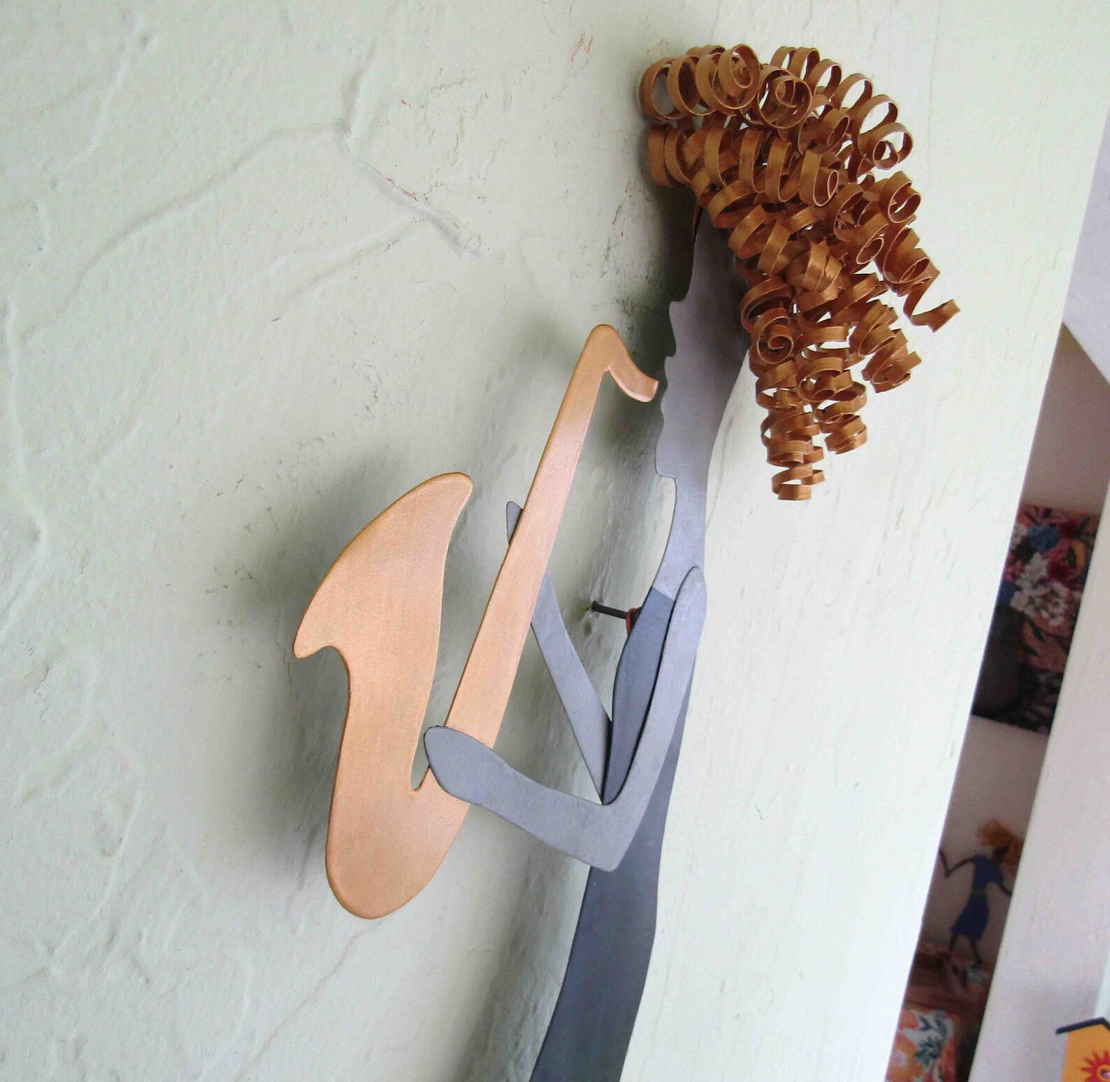 SAXOPHONE ART Metal Wall Sculpture Saxophone Wall Decor Music Etsy