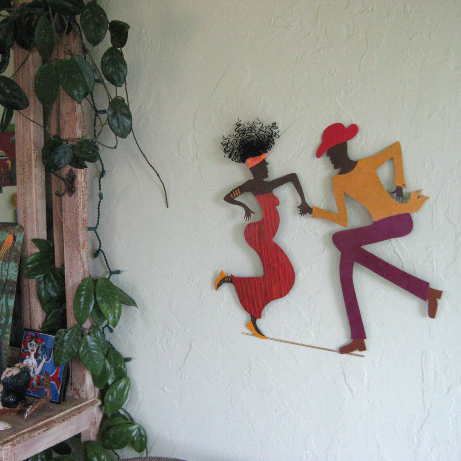 CAJUN DANCE ART Wall Sculpture Recycled Metal Caribbean Decor Etsy
