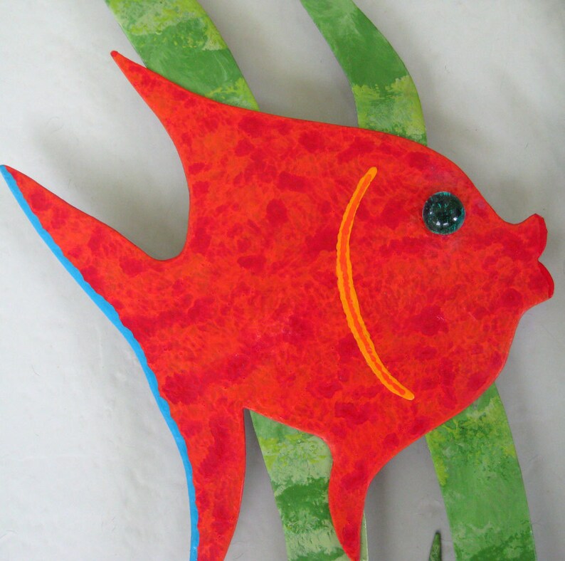 METAL WALL ART Sea Garden Sculpture Ocean Art Wall Hanging Etsy