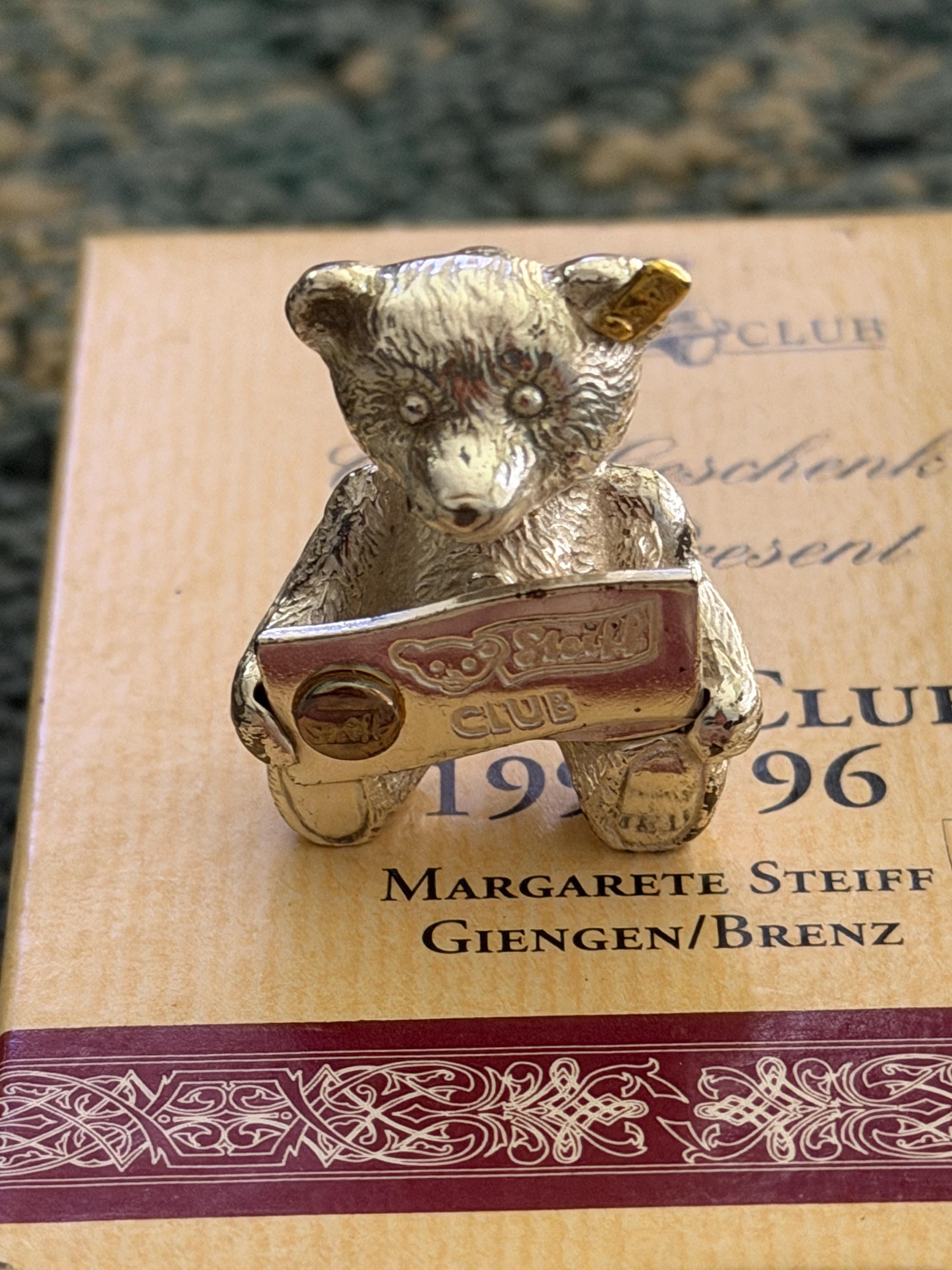 Steiff Club 93 Sterling Silver Pinクラブギフト Steiff Club Pin - Etsy