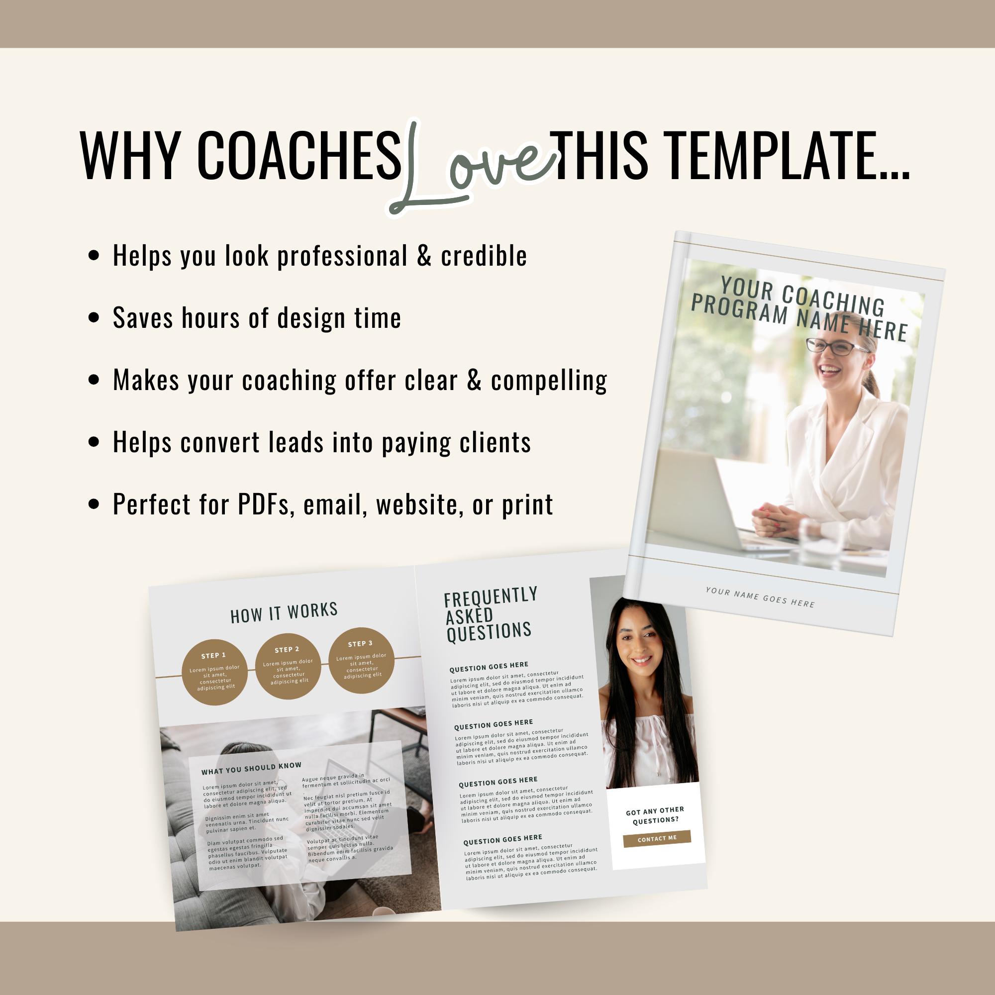 Services & Pricing Guide Client Brochure Template: Portfolio, Case ...