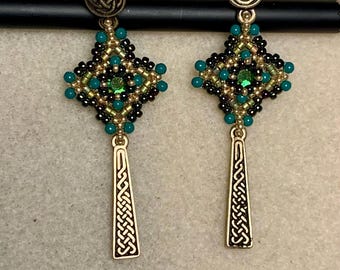 Celtic Shamrock earrings