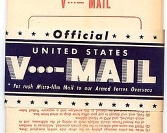 Original 1940s Pack of WW ll Unused V-MAIL