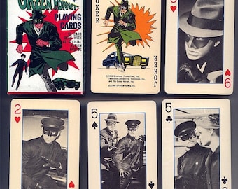 Original 1966 GREEN HORNET Playing Cards w/ Action Pics