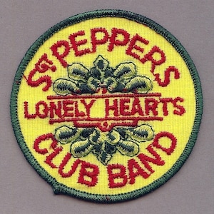 Orig 1968 YELLOW SUBMARINE Sgt Pepper Embroidered Patch