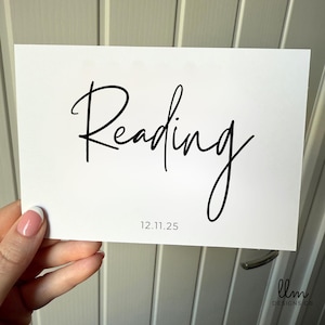Wedding Reading Vows | Wedding Reading Card | Vow Wedding Card | Wedding Stationery | Wedding Favours