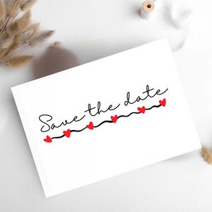 Tarjeta de anuncio de embarazo para el día de San Valentín / Tarjeta de anuncio de bebé / Tarjeta de anuncio de bebé personalizada para San Valentín / Revelación de abuelos