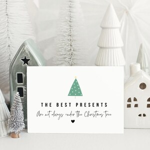 Schwangerschaftsankündigungskarte | Personalisierte Baby Ankündigung Weihnachtskarte | Personalisierte Babymitteilung | Karte Großeltern