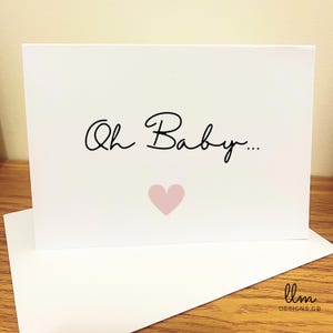 Tarjeta de anuncio de embarazo / Anuncio de bebé personalizado / Tarjeta de revelación de embarazo para abuelos, hermanas, hermanos, primos, amigos /