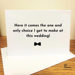 Carte de vœux personnalisée pour le meilleur homme | Serez-vous mon témoin ? | Invitation d'homme d'honneur drôle et classique | de proposition de garçon d'honneur | Fête de mariage