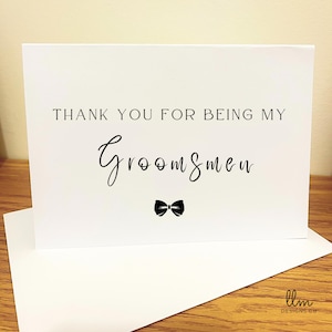 Obrigado por ser meu cartão de padrinhos | Cartões de agradecimento | Obrigado padrinho | Cartões de festa de casamento | Envelope personalizado