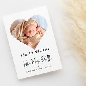 de remerciements personnalisées pour nouveau-né | Faire-part bébé personnalisé | Merci pour la fête prénatale | Des mots de remerciement uniques pour bébé
