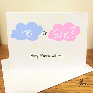Gender Reveal | Baby Announcement | Guess What | New Baby Card | New Baby | Pregnancy Announcement | Baby Boy | Baby Girl | New Baby News