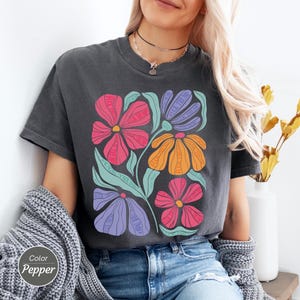 Anti Trump Shirt, Subtle Anti-Maga Trump Tee Shirt, FDT tshirt Anti Trump Flower, Gifts For Supporter Kamala, Feminist liberal gift shirt