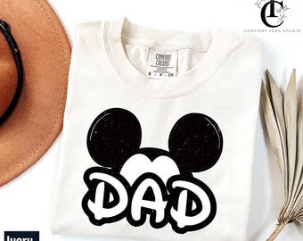 T-shirt papa Disney, chemise papa drôle, chemise papa Disney Comfort Colors®, cadeau fête des pères, t-shirt Mickey Disney papa, cadeau chemise papa Disney
