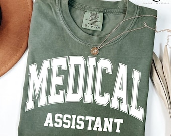Medical Assistant Comfort Colors® Shirt, MA Tee Shirt, Medical Assistant Gift, MA Graduation Tee Shirt, Christmas Gifts for MedicalAssistant