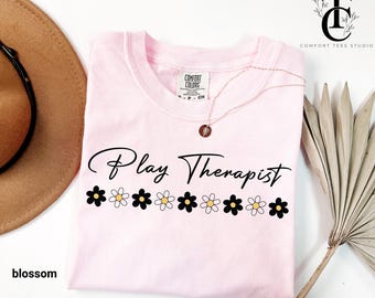 Comfort Colors®Minimal Play Therapist Shirt, Play Therapy Shirt Gifts for OT Therapist, Occupational Therapy Shirt, Pediatric Speech Therapy