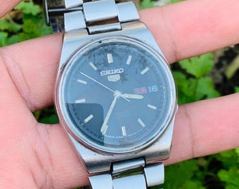 Seiko 5automatic 7009-3161 21 Jewels Day / Date Stainless Steel
